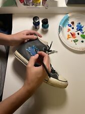 Black Lotus MTG Hand Painted On Your Shoes By Sierra Rush Like Post Malone