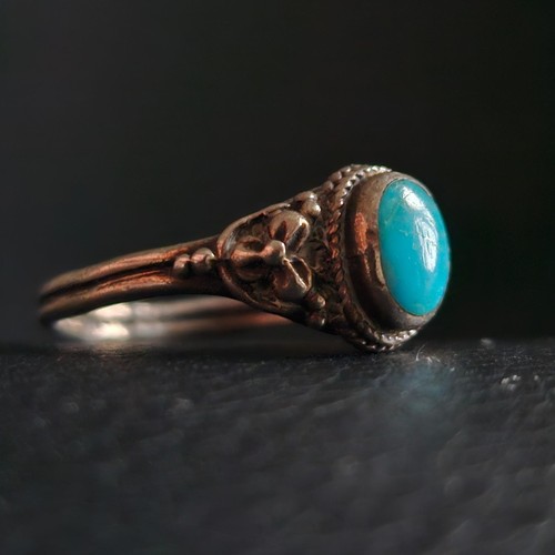 Bague turquoise sertissage