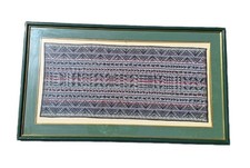 Tapestry Embroidery Antique Shaman Batak Textile Wall Andean Framed Tarabuco