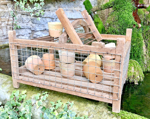 Ancienne cage panier - cage, de