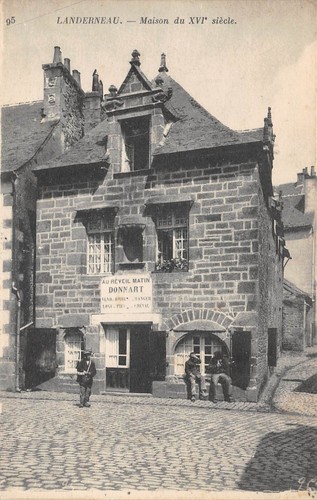 Old postcard landerneau - old, /
