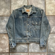 1980s Mens VINTAGE LEVIS 70501 TYPE 1 TRUCKER JACKET size L large