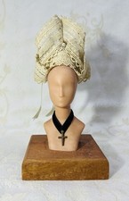 LE MINOR BUST DOLL CELLULOID HEADDRESS BRIDGE AVEN BRETONNE BRITTANY FINISTERE