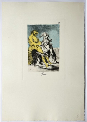 Dali salvador après goya - salvador,, d'après