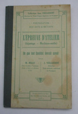OLD PAPER SMALL BOOKLET THE WORKSHOP PROOF ADJUSTMENT-MACHINES-TOOLS PERPIGNAN