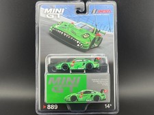 Mini GT Porsche 911 GT3 R #77 AO Racing 2024 IMSA Daytona 24 Hrs 2nd #889 1/64