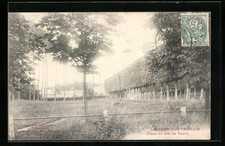 Old postcard Canny-sur-Therain, Place du Jeu de Tamis 1905 