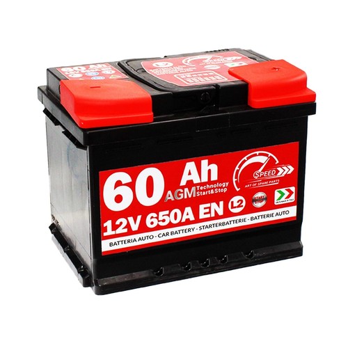 Batterie voiture 60ah agm - voiture,