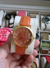 Jeanneret Genuine Leather Stainless Steel Women's Watch