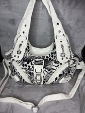 Sac Angel Kiss Y2K blanc motif