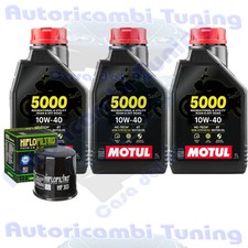 Set Entretien Huile Motul 5000 10W40 pour Yamaha YXR660 Rhino Hcs 2004>2005
