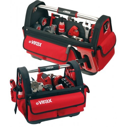 Sac outils textile rouge - sac,