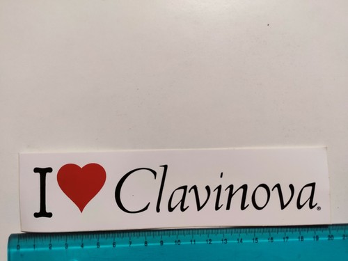 Autocollant love clavinova - autocollant,