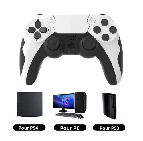 Manette ps4 sans fil - fil, design