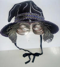 Dept. 56 Witch Mask Halloween Vintage Paper Masque Department 56 Amscan Die Cut