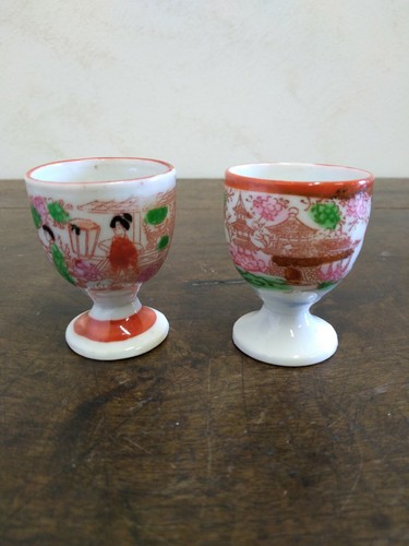 Ancien coquetiers japonais - ancien,