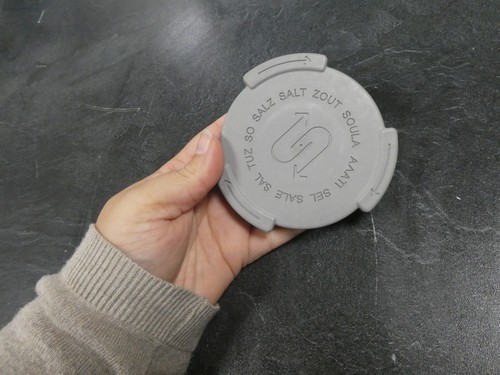 Bouchon sel pour lave - de,
