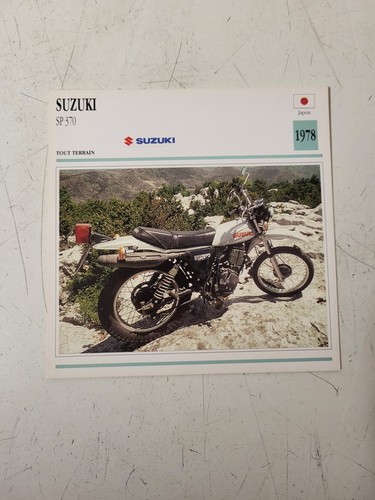 Carte fiche moto - carte,