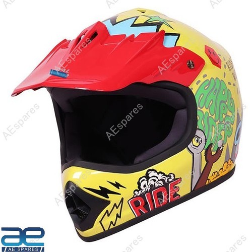 Aespares casque moto enfant - casque,