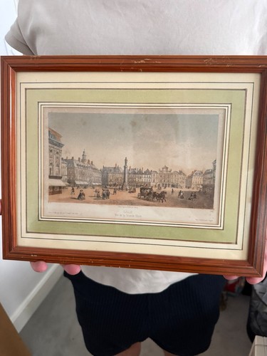 Lithographie ancienne lille - lithographie,