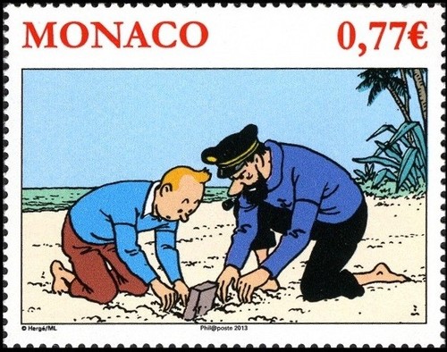 Monaco 2850 mnh tintin - monaco,