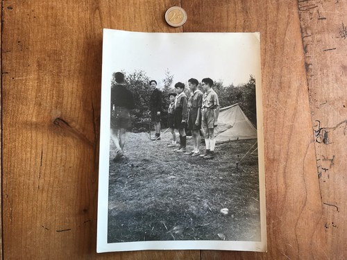 Photographie ancienne scout - de,