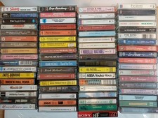 Lot de 70 K7 audio Cassettes