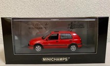 Minichamps 1/43 VW Golf GTI Red Limited Edition 1 of 1,008 Diecast Car