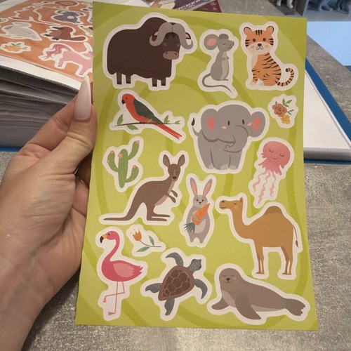 Stickers animaux trop mignons - animaux,