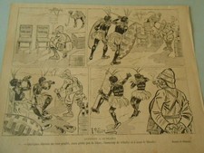 Outrage Annex Some Embossed Leather Chairs Humour Print 1900