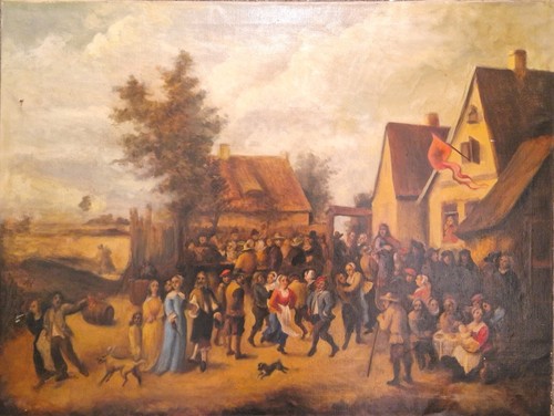 Ancien tableau peinture xix - ancien,