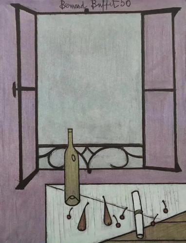 Bernard buffet la - bernard, fenêtre