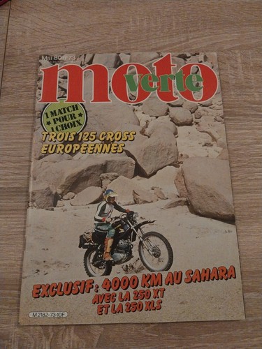 Moto verte yamaha xt 250 - moto,