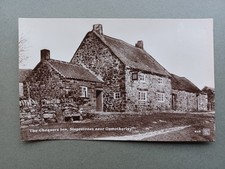 C1920s RP PC THE CHEQUERS INN, SLAPESTONES NEAR OSMOTHERLEY, YORKSHIRE