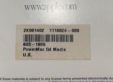 Vintage Apple Power Mac G4 Digital Audio Install Media Pack
