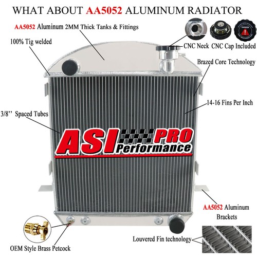 Row radiator for ford - row,