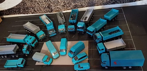 Camions herpa turquoise - 1/87,
