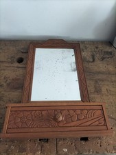 Antique wooden dressing table Art Deco era, see photos in detail 