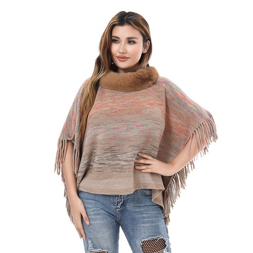Poncho fourrure - poncho,