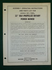 WESTERN TOOL 22" ROTARY MOWER
