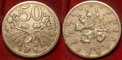 Czechoslovakia haleru 1922 - czechoslovakia,