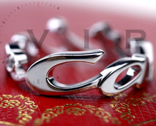 CARTIER SIGNATURE BAGUE 3 DIAMOND RING 18K WHITE GOLD WHITE GOLD 3 DIAMONDS °50
