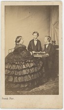 CDV circa 1860. Louise-Marie