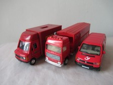 Lot de 3 miniatures La Poste belge. Camion voiture 1/43  1/55  1/57