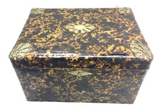 Ancienne boîte,coffret à musique, à l'imitation d'écaille