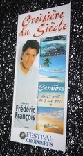 leaflet / flye * La Cruisiere du Siècle with FREDERIC FRANCOIS / Caribbean 2001