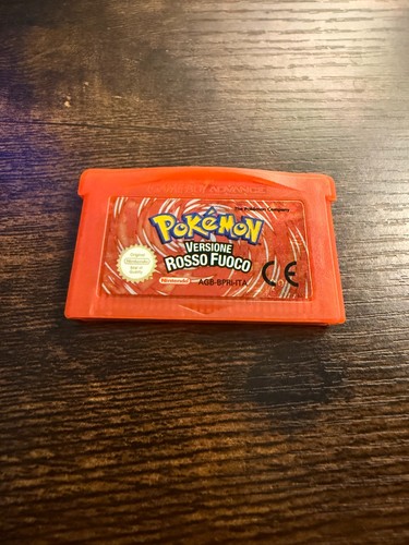 Jeu pokémon version rouge - pokémon, feu