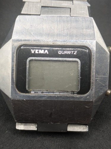 Montre yema quartz lcd - montre,