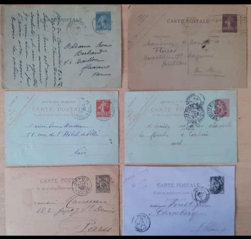 Lot entiers postaux - de,