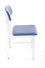 Ancien Fauteuil En Bois Années 60 70 Style Vintage